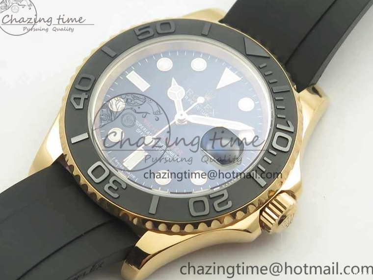 ARF Rubber Yacht-Master 116655 Ceramic 1:1 SH3135 On Edition Bezel Strap Oysterflex Best 0520